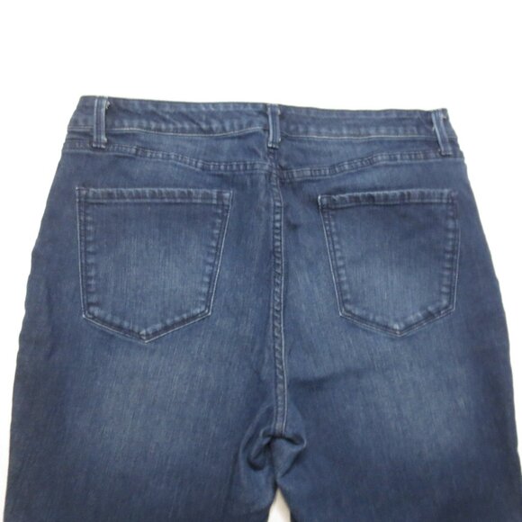 NINE WEST womens JEANS skinny GRAMERCY ankle DENIM dark wash SIZE 14 - Picture 9 of 10